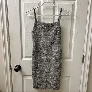 Grey white tweed dress from Eclipse never worn size small